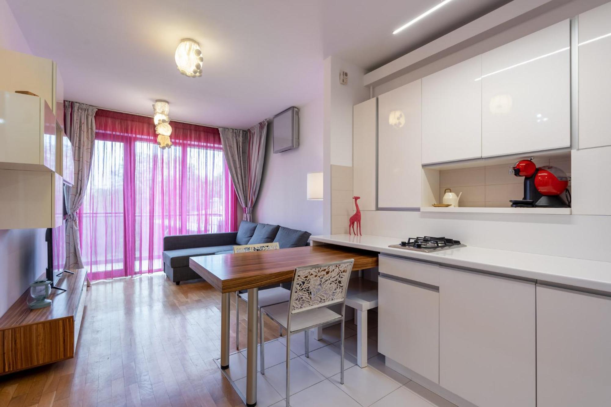 Lazynest - Modern Apartment With Parking & Balcony Bukarest Exteriör bild
